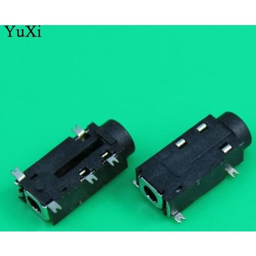 YuXi for Tablet Phone 3.5 Headphone Socket PJ-381 5 SMD Type 3.5MM Auido Video Jacks with Column 3.5MM Connectors