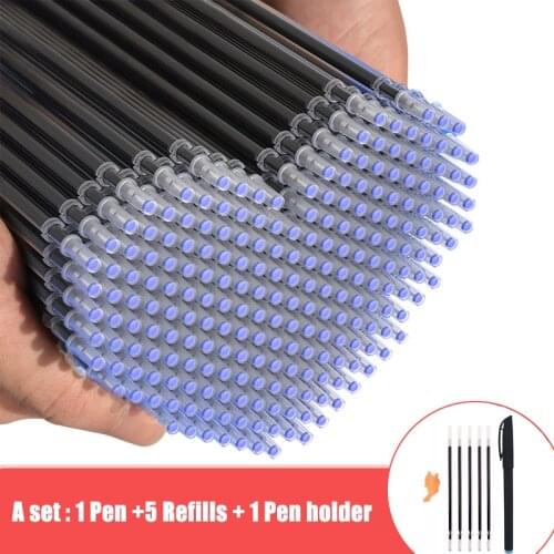 20 Sets Reusable Calligraphy Disappearing Pen Automatically Disappears and Faded Blue Ink No Trace Copy Pen Exclusive Stationery