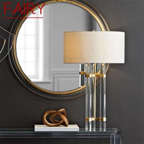 FAIRY Crystal Table Light Contemporary LED Luxury Creative Desk Lamp Decorative for Home Dinning Room