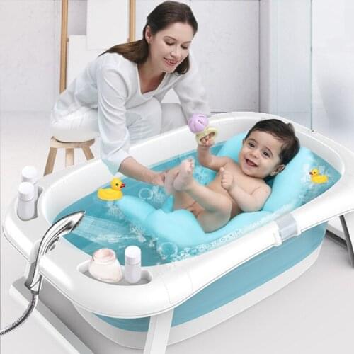 Folding Bathtub Children Lying Universal Bath Barrel Oversize Baby Newborn Supplies Baby Bath Tub WY72904