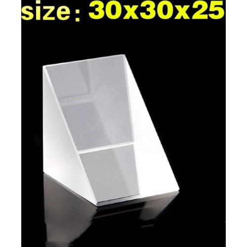 Spectral Optics Optical Glass Triangular K9 Isosceles Right Angle Prism Spot