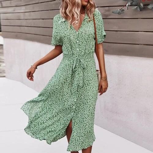 Wensilian Short Sleeve Dresses