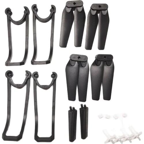 E88 teng1 Spare Parts fit for rc drone E525 LS-E525 rc Quadcopter Propeller blades landing gear guard kit