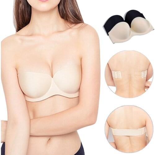 2017 Women New Magic Push Up Bra Strapless Bras Underwired Back Band Bras Invisible Bra