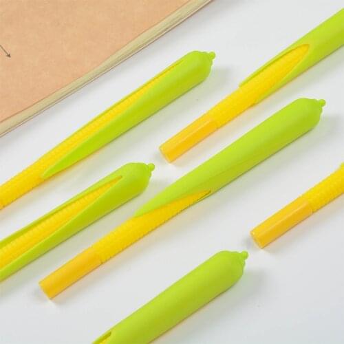 1 pcs Creative Corn Style Neutral Pen Lovely Learning Stationery Black Pen Primary and Secondary School Students Writing Pen