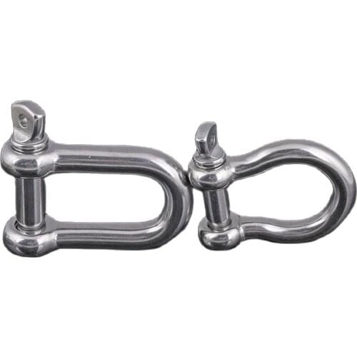 304 Stainless Steel Japanese Bow Type Discharge Wire Rope Lock Chain Buckle National Standard Reuse Release Buckle 1PCS