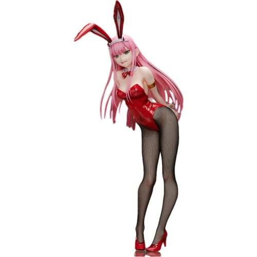 43cm Anime Darling in the FRANXX Zero Two Code 002 Bunny girl Sexy Girls PVC Action Figures Figurines Model Toys T30
