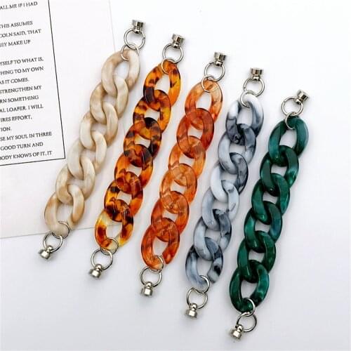 4colors Acrylic Marble Amber Chain Diy Key Chain Phone Anti-lost Lanyard Case Charm Hanging Cord Decoration Jewelry Accessories
