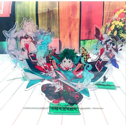 My Hero Academia Boku no Hero Akademia Izuku Midoriya Acrylic Stand Model Toys Action Figure toy double-side gift