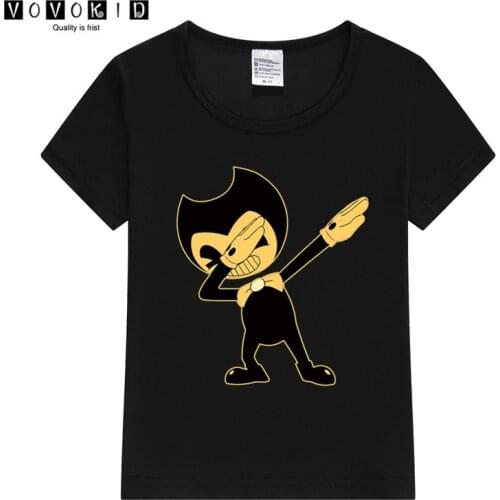 Little Girl Boy Dab Bendy Print Funny Cartoon T-shirt Chlidren Summer Top Baby T Shirt Thanksgiving Shirt