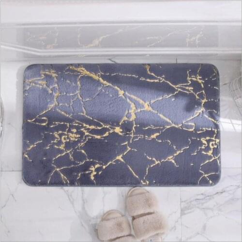 Imitation Rabbit Fur Mats For Bathroom Bedroom Non-slip Bedside Plush Carpets Thicken Floor Mat Home Living Room Sofa Foot Pads