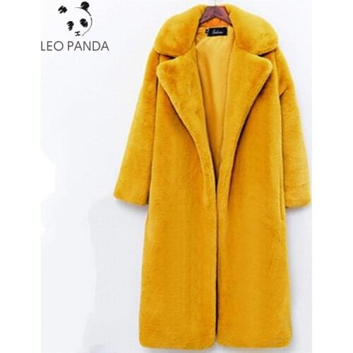 LEOPANDA Fashionable Fur Coats