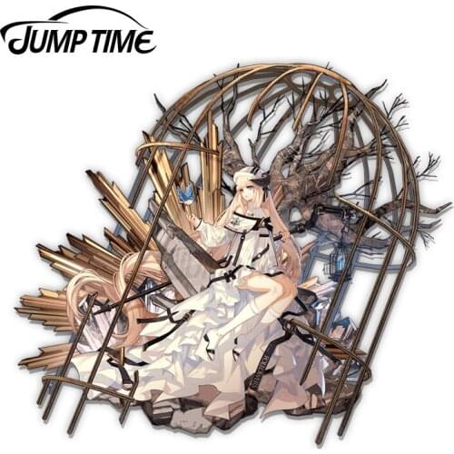 JumpTime 13 x 10.5cm Arknights Nightingale Elite 2 Anime Waifu Personality Creative Car Stickers Vinyl Decal Car Accessories