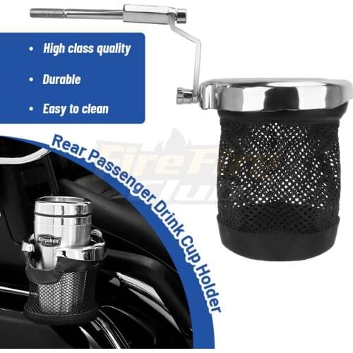 Drinking Holder Cup For Honda Goldwing 1800 GL1800 ABS 2001-2015 F6B 2013-2015 Motorcycle New Rear Passenger Drink Cup Holder