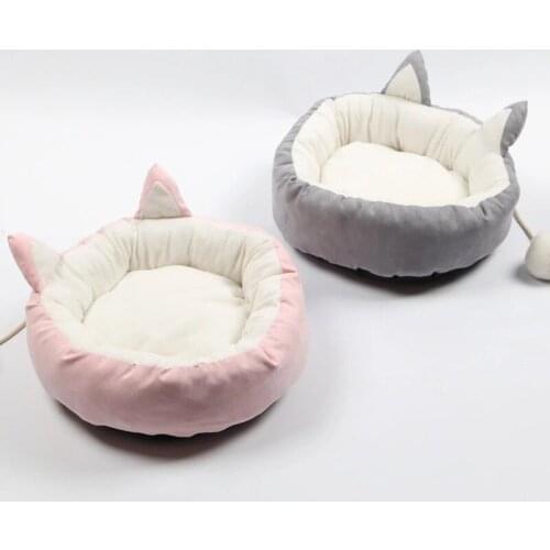 INS HOT Dog Pet Bed Winter Warm Puppy Dog Basket for Small Dogs Cat Litter Bed Sleeping Cushion Comfortable Pet Kennel Sofa Pad
