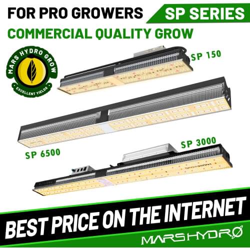 Mars Hydro SP 150 3000 6500 Full Spectrum LED Grow Light Samsung Lm301D Meanwell Driver Hydroponics Phytolamp for Indoor Plants