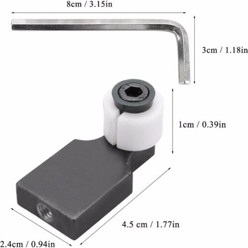 Jewelry Ring Setter Clamp Channel Stone Tool Kit with 7 Round Dies for Ring Setting Expanding Cone Holds Rings