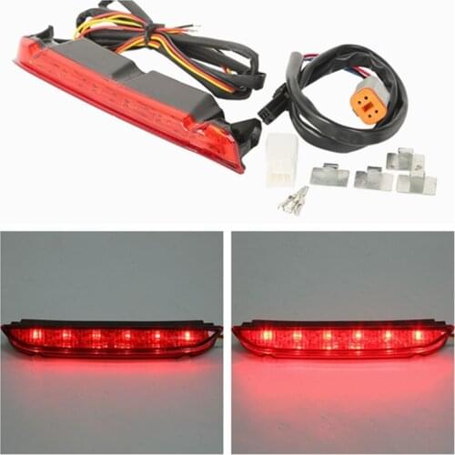 Motorcycle Air Wing Luggage Rack Tail Light For Harley Touring Electra Glide Street Glide Road king Road Glide 2009-2013