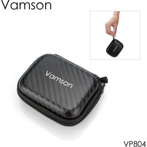 Vamson Accessories for Go Pro Mini Protective EVA Case Box Bag for GoPro Hero 8 7 6 4 3+ 2 for SJ4000 for Yi 4K VP804