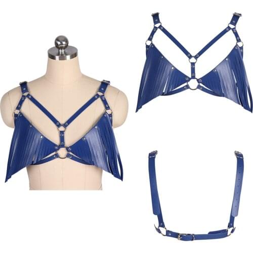 Harajuku Punk Bondage Cage Bra Tops Harness Luxury Womens Belt Waist Size Suspender Leather Sexy Lingerie Garter Sword Belt