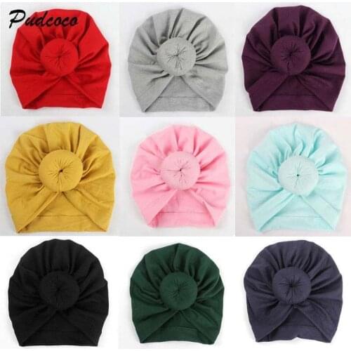 2018 Baby Hat Newborn Infant Baby Girl 12 Colors Soft Cotton Bow Knit Hospital Cap Warm Beanie Hat Hot