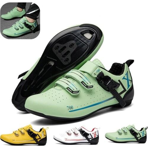 2021 Mens Womens Road Bike Cycling Shoes Unisex Riding Spin Self-Locking Shoes Outdoor Bicycle Flat Sneakers sapatilha ciclismo