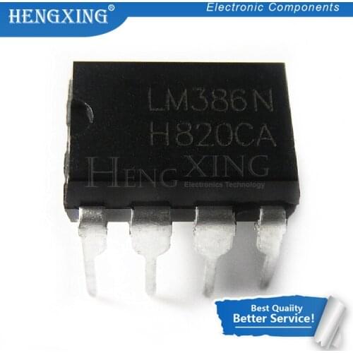 5pcs/lot LM386N-4 DIP8 LM386-4 DIP 386N-4 new and original IC In Stock