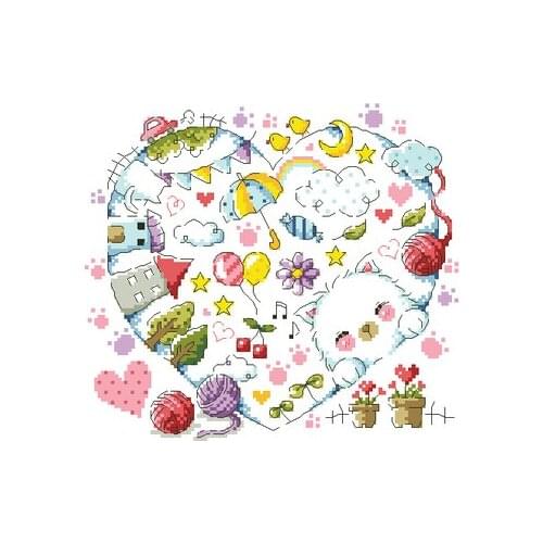 6-MM Mouse avatar Counted Cross Stitch Kit Cross stitch RS cotton with cross stitch SODA 3151