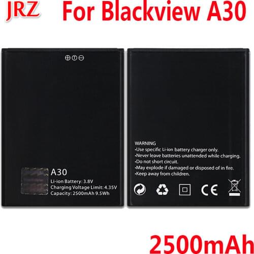 JRZ 3.8V 2500mAh battery For Blackview A30 phone high quality Replacement Batteries Bateria