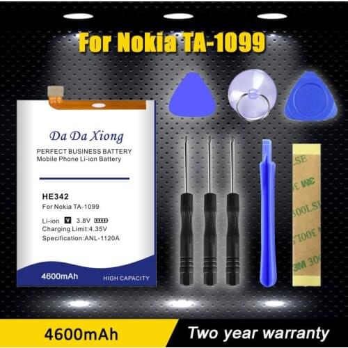 4300mAh HE342 HE 342 Mobile Phone Batteries For Nokia X6 2018 6.1 Plus TA-1099 X5 TA-1109 5.1 Plus Battery