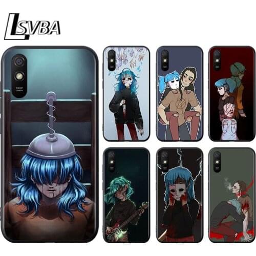 Sally Face Game for Xiaomi Redmi 10X Pro 9C 9A 9T 9 GO K40 K30 Ultra K20 8 7 S2 6 5 4X Pro Soft Black Phone Case