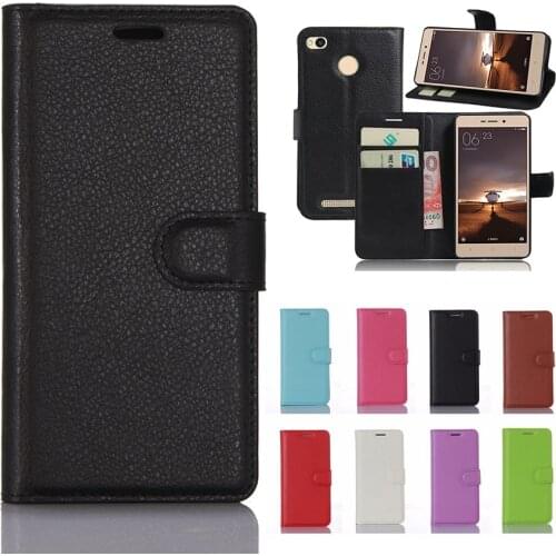 For Redmi 3S Wallet Flip Case For Xiaomi Redmi 3S Purse Phone Bag with Card Slots Fitted Case For Xiaomi Redmi 3S Cover coque