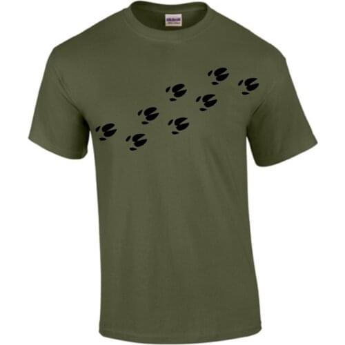 Wild Boar Paws Hunter Hunting T-shirt Fashion Summer New Design Cotton Male Tee Designing T Shirt Tees Harajuku Streetwear