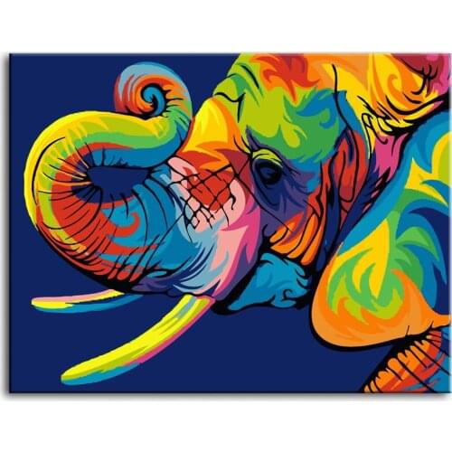 Oil Painting handmade Modern Canvas on Paintings Home living room Decor Home decoration painting Wall Art elephant 17022205