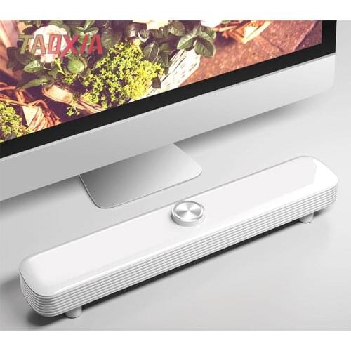 Computer Audio Desktop Home Use Speaker Subwoofer Notebook Stereo Subwoofer Strip Effect Bluetooth One Button Adjustment Speaker