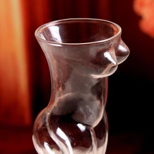 Creative Cup Glass Human Wine Glass Sexy Female Body Cup Whiskey Glass