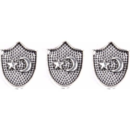 Fashion 10pcs Silver color Tee Alloy Beads For Jewelry Making 12*14mm Connector For Islam Tasbih Bracelets Making