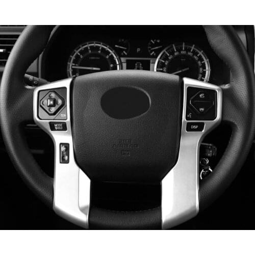 Car Steering Wheel Sticker Decorative Frame Trim For 4runner 4 runner Interior Accessories 2010-2019