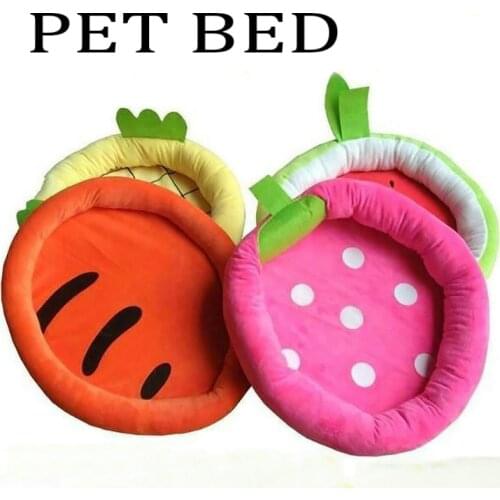 Pet Kennel Cat Bed for Dogs Nest Fruit Dog Bed Kennel Puppy Sleep Bag Mat Cats House Mat Creative Dog Blanket French Bulldog