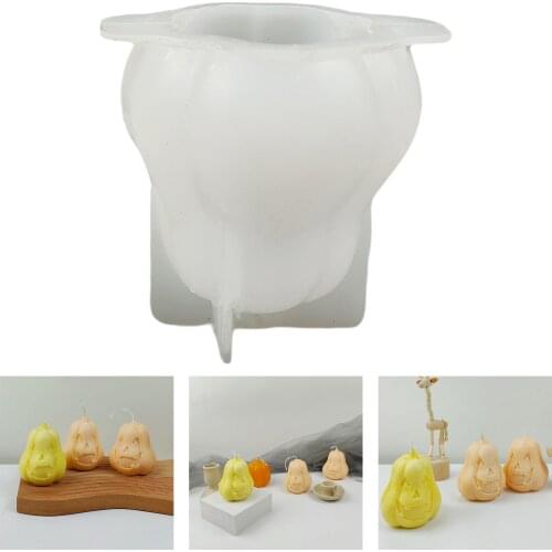 Silicone Mold DIY Outdoor Halloween Pumpkin Create Art Epoxy Resin Casting Molds Jewelry Making Modeling Garden Window Hallway