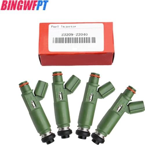 4pcs/lot fuel injectors with Red box 23250-22040 23209-22040 2325022040 2320922040 For Corolla Matrix Celica For Vibe Chevy 1.8L