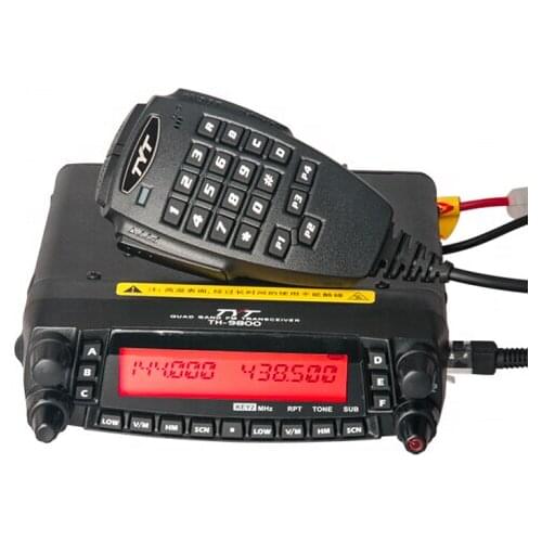 TYT TH-9800 like Yaesu FT8900 29/50/144/430Mhz FM Quad band walkie talkie long range 25W mobile car radio 20km