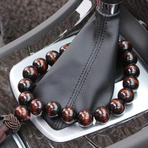 Car Interior Wood Buddha Beads Decoration Ornament for Dodge Journey Charger Ram 1500 Challenger Grand Caravan Neon Stratus