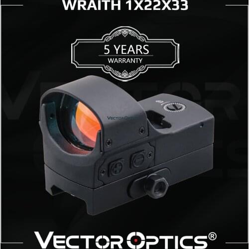 Vector Optics Wraith Tactical Reflex 3 MOA Motion Sensor Red Dot Sight High End fit Airgun Shotgun Rifle Shake Awake