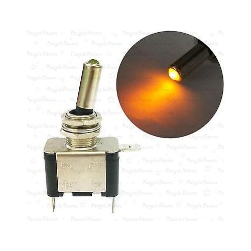 10 Car Boat Light LED ON/OFF Toggle Switch DC 12V 20A SPST Control Yellow
