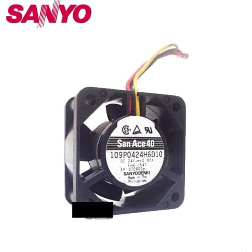 2pcs 109P0424H6D10 4020 24V 0.07A 40mm 4cm computer case cpu axial cooling fan blower cooler