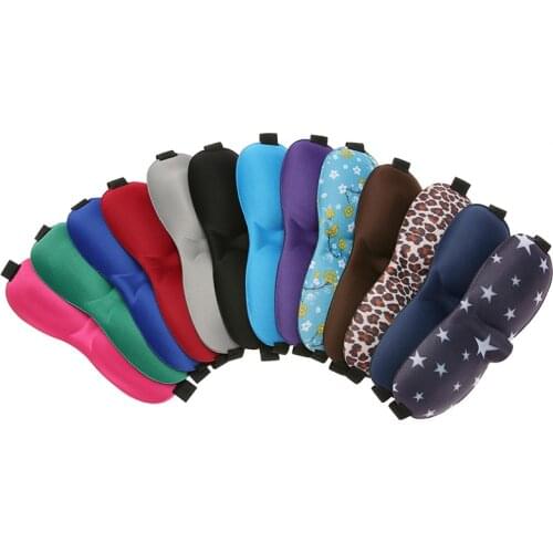 3D Sleep Eye Mask Portable Silk Gel Rest Sleep Eyepatch Blindfold Shield Eye Relaxation Travel Helper Dark Circle Care Tools