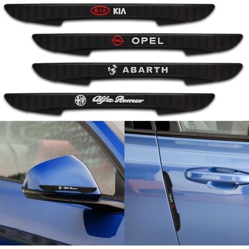 4PC Bumper Anti-collision Strip Car Door Scratch Protector Sticker For Lexus ES300 RX330 RX300 IS250 IS200 CT200h NX Car Styling