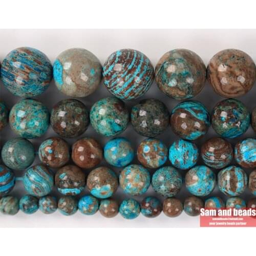 5A Natural Stone Blue Crazy Lace Agates Round Loose Beads For Jewelry Making DIY Necklace Bracelets BCLA20