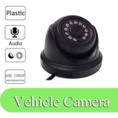Ahd waterproof 1080P Truck Bus Vehicle Night Vision Rear Audio Car Camera
